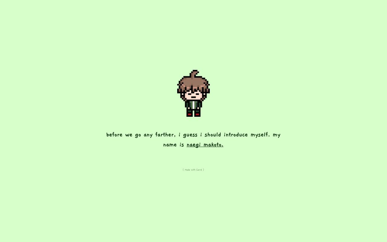 Carrd profile picture for @hopefully